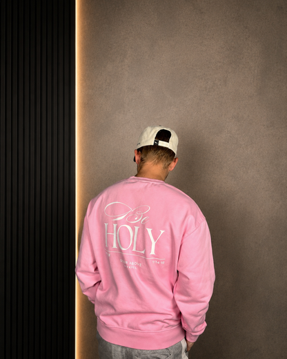 BE HOLY CREWNECK (PINK)